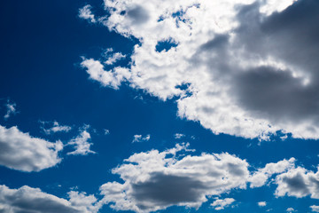 Background image of blue sky with clouds