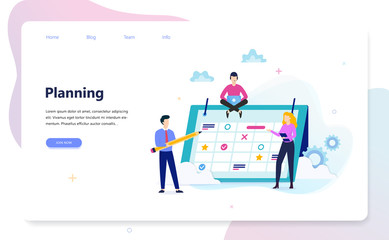 Planning concept. Idea of business plan and strategy.