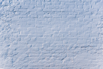 Ziegelwand, Hellblau, Textur