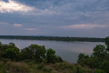 Obraz na płótnie Canvas Scenic views of Queen Elizabeth National Park, Uganda