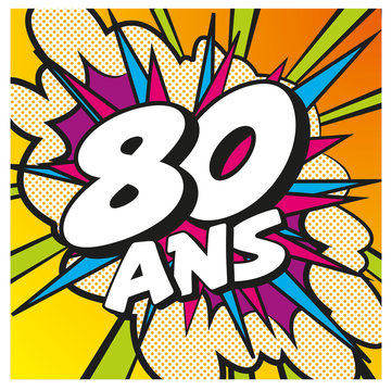 128 Best 80 Ans Images Stock Photos Vectors Adobe Stock