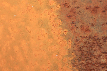 Abstract background Corrosion of steel,  Rusty metal background, Old metal plate background and texture