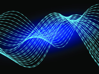 EPS 10 vector. Futuristic colorful background. Backdrop with lines and waves.