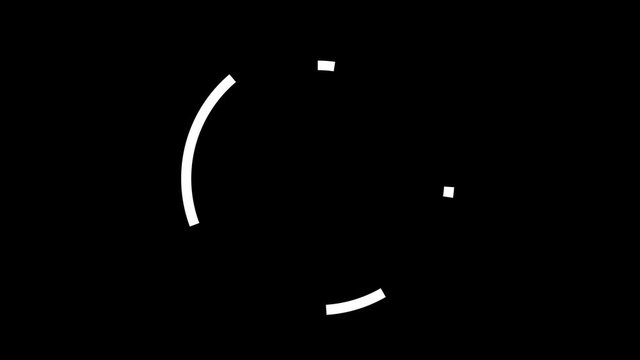 Set of Explosive - Accent - Highlight Elements - Motion Graphic Elements with Alpha Channel. 4k video.