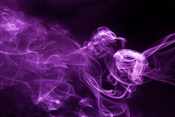 Toxic purple smoke.