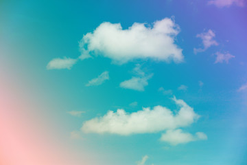 Fototapeta na wymiar Colorful clouds and sky.
