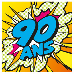 carte anniversaire pop art 90 ans 5