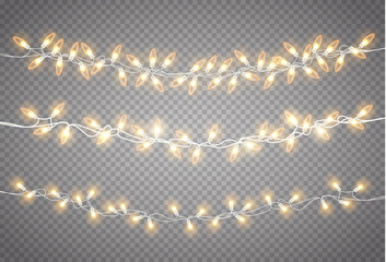 Christmas lights. Xmas string