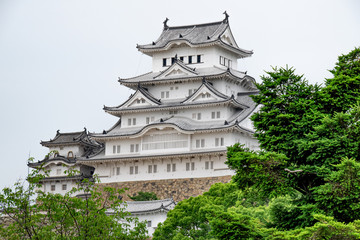 Himeji-jyo castle, located in Himeji city, Hyogo pref. Japan
