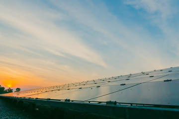 Solar panel, alternative electricity source - concept of sustainable resources, And this is the solar panel mono type
