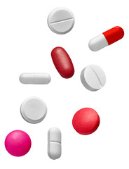 white red pill medical drug medication