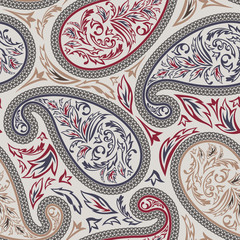 Oriental cucumbers seamless pattern