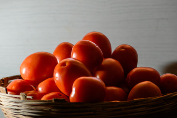 Farm fresh red tomatoes 