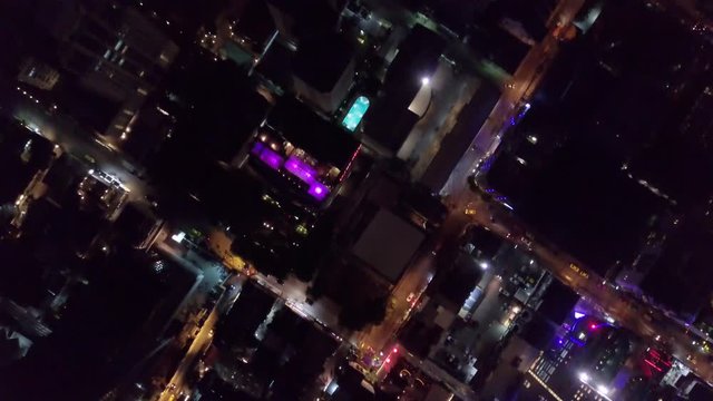 Aerial footage of Asoke and Petchaburi in Bangkok