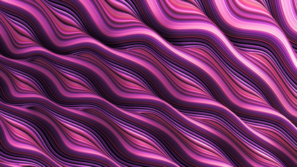 Obraz premium Line background. 3d illustration, 3d rendering.