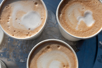 Three Coffee Cups