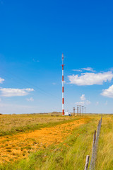 Obraz premium Cell Phone Tower in the countryside of South Africa