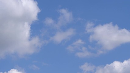 Time lapse video of changing cloudscape in 4K