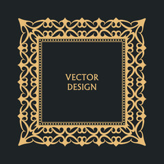 Baroque ornate frame