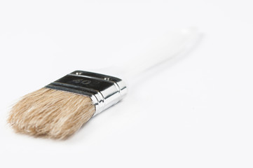 Paint brush isolated on a white background.Copy space