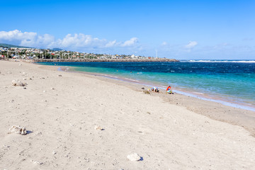 beach and sea, Saint-Pierre, Réunion Island 