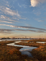 Obraz premium marismas isla canela huelva