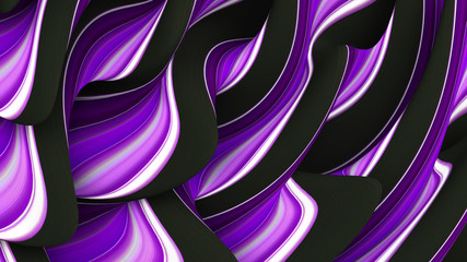 Line background. 3d illustration, 3d rendering.
