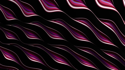 Obraz premium Line background. 3d illustration, 3d rendering.
