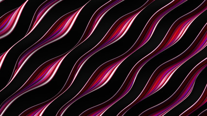 Fototapeta premium Line background. 3d illustration, 3d rendering.