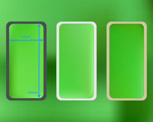 Mesh, lime colored phone backgrounds kit.