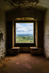 Castle window castello de vide