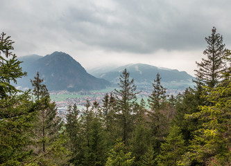 The landscape in Alps von Bavaria,  Germany