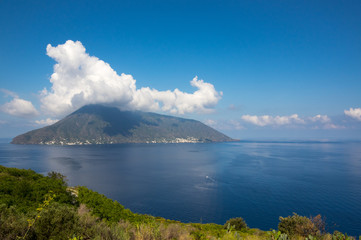 stromboli volcano ,eolie island, Sicily, Italy, Europe