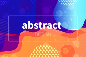 Abstract colorful liquid shape vector background s