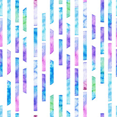 Seamless abstract watercolor background from vertical stripes.
