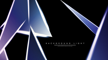 Modern technology design with a backdrop of luminous triangles. Vector illustration that is suitable for your design background