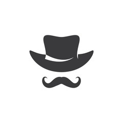 Gentleman hat and mustache