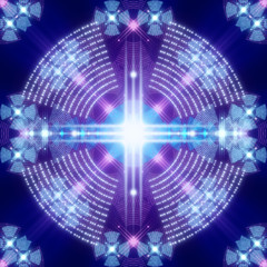 blue abstract background, abstract shape and rays light