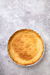 Cooking the pie. Baking. Preparing for the tarte.