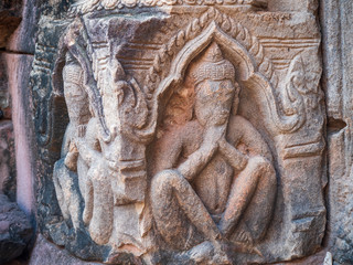 Sculptor at phimai historical park