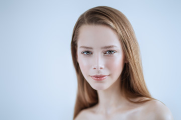 Fototapeta premium pretty smiling girl