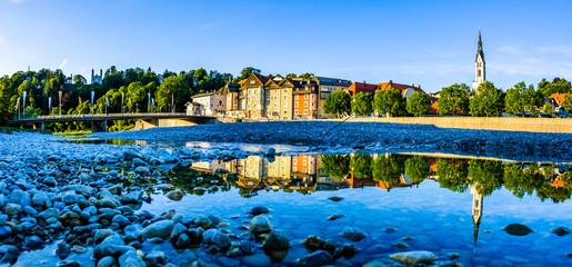famous old town of bad toelz - bavaria
