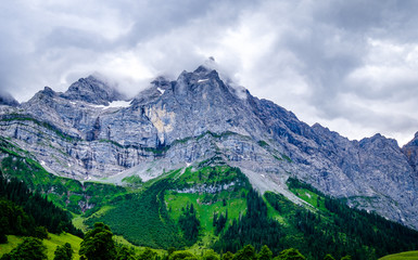 Naklejka na ściany i meble karwendel mountains