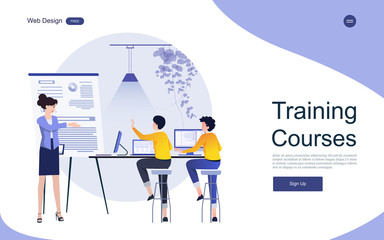 Online education, training and courses, learning.