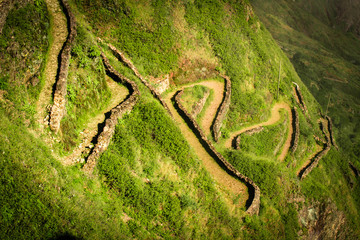 Wanderweg zum Cova-Krater auf Santo Antao, Cape Verde, West Africa © Ulrich Hollmann