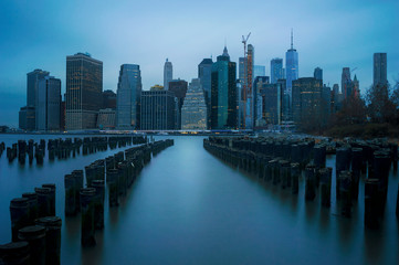 New York City Manhattan Finacial District panorama