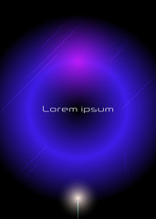 Vector abstract background, Composition colorful fluid abstraction, holographic and gradient color design for backgrounds. Layout template for banner, poster, wallpaper, flyer, brochure
