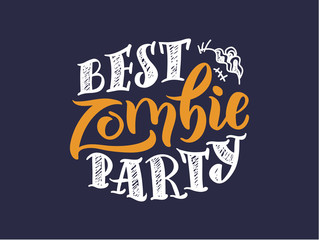 Halloween logo. October holiday celebration handwritten lettering. Halloween festive decoration, stickers pack. Trick or treat, happy boo day, pick your poison, children and adults party calligraphy f