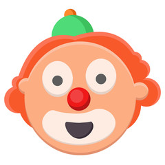 Funny face clown 