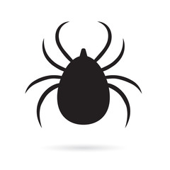 tick lyme insect icon- vector illustration